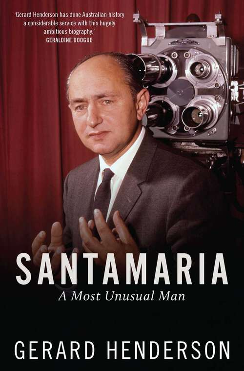 Book cover of Santamaria: A Most Unusual Man