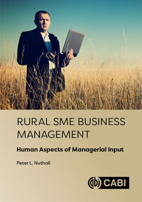 Book cover of Rural SME Business Management: Human Aspects of Managerial Input