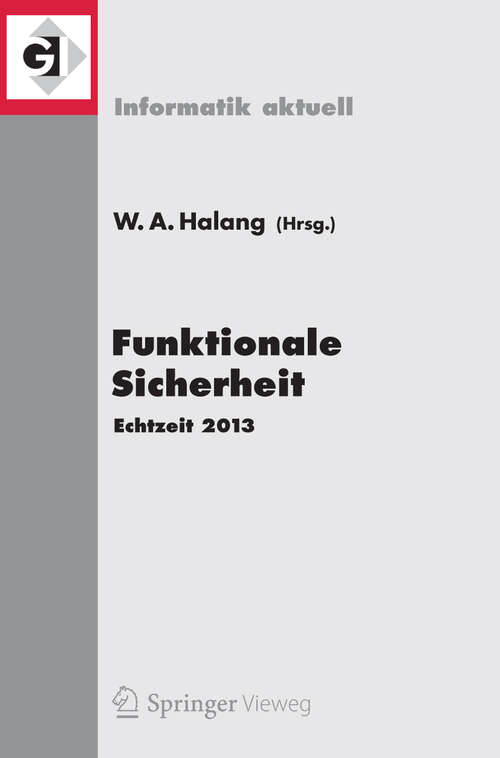 Book cover of Funktionale Sicherheit