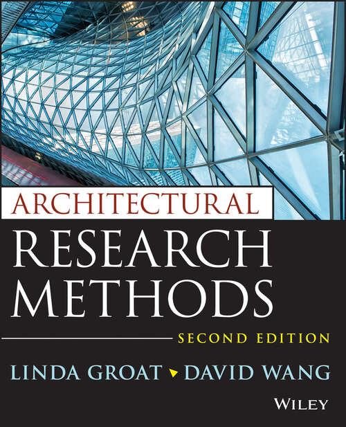 Book cover of Architectural Research Methods