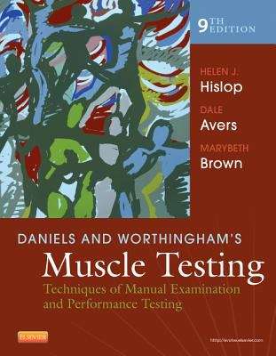 Book cover of Daniels and Worthingham's Muscle Testing : Techniques of Manual Examination and Performance Testing, Ninth Edition