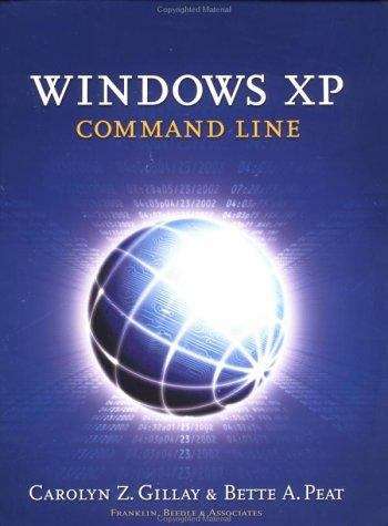 Book cover of Windows XP: Command Line