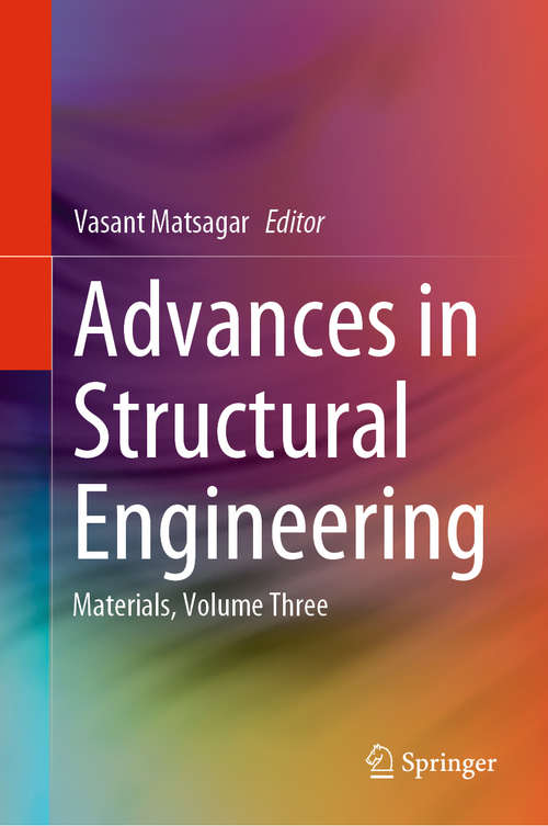 Book cover of Advances in Structural Engineering: Materials, Volume Three (2015)