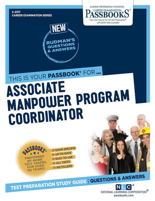 Book cover of Associate Manpower Program Coordinator: Passbooks Study Guide (Career Examination Series)