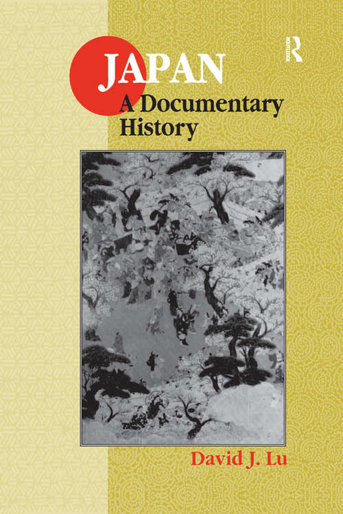 Book cover of Japan: A Documentary History (2)