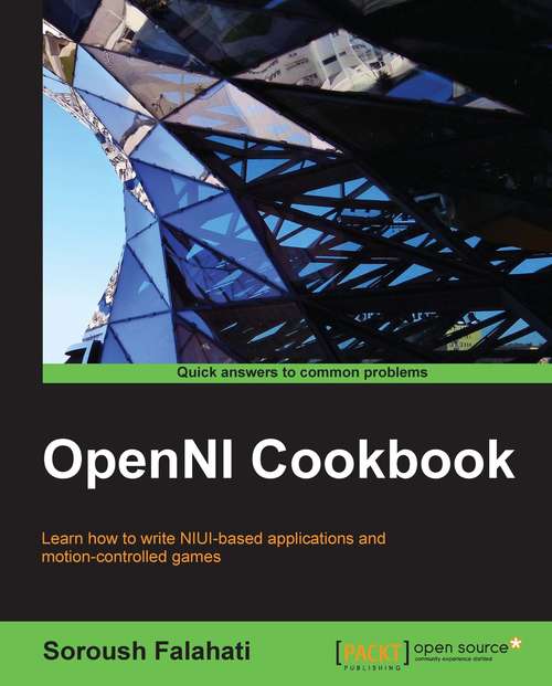 Book cover of OpenNI Cookbook