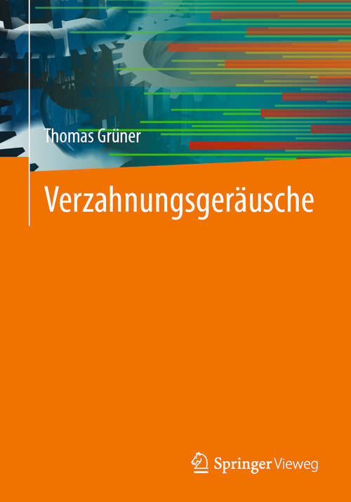 Book cover of Verzahnungsgeräusche