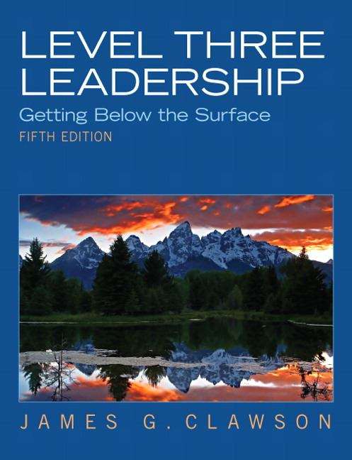 Book cover of Level Three Leadership: Getting Below the Surface (Fifth Edition)