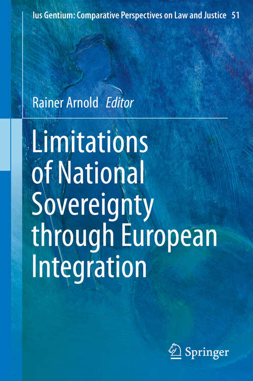 Book cover of Limitations of National Sovereignty through European Integration