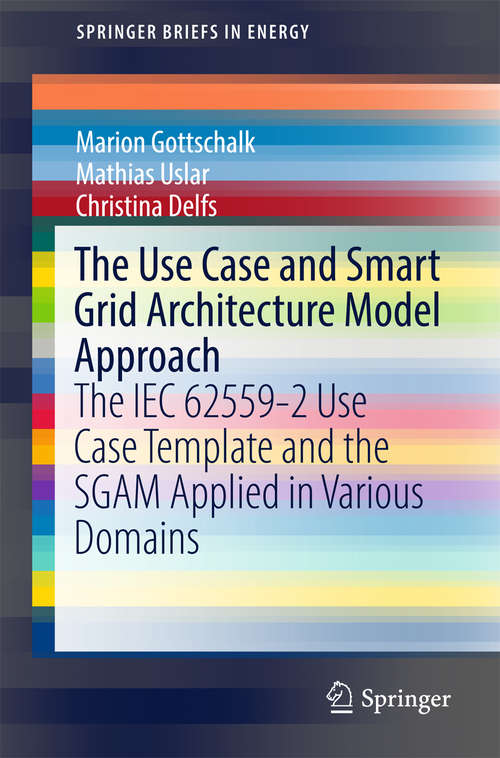 Book cover of The Use Case and Smart Grid Architecture Model Approach
