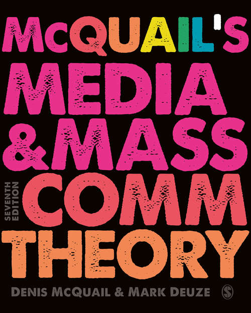Book cover of McQuail’s Media and Mass Communication Theory (Seventh Edition)