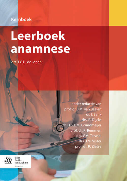 Book cover of Leerboek anamnese