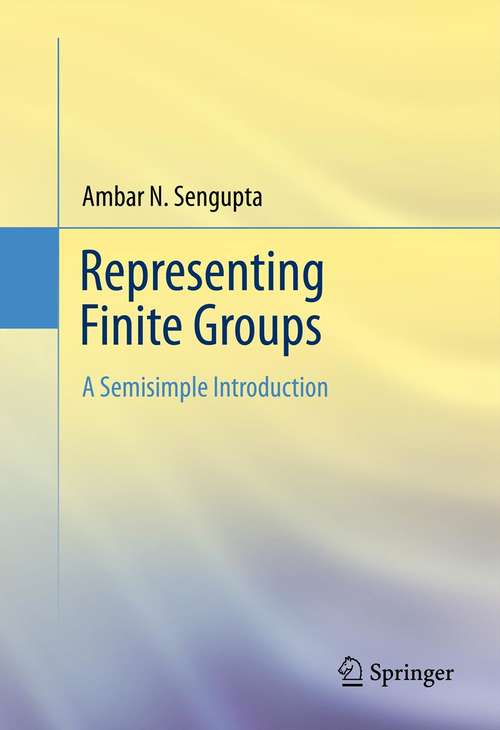 Book cover of Representing Finite Groups