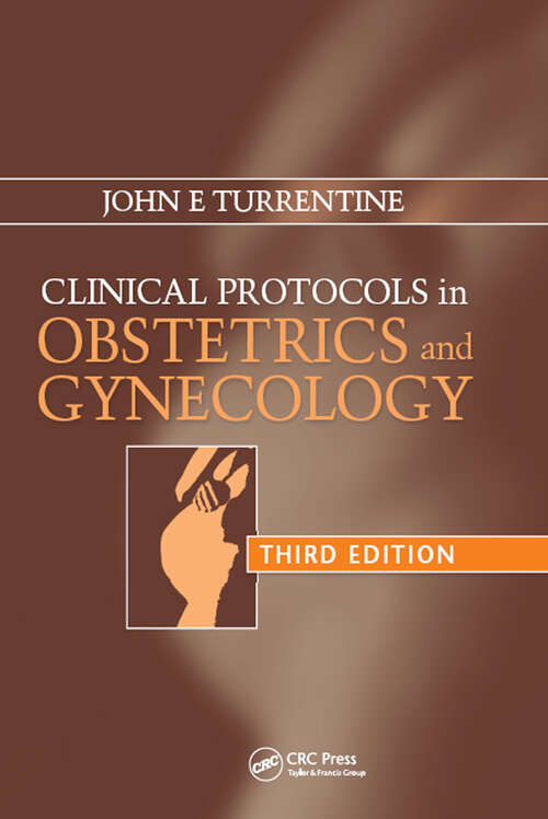 Book cover of Clinical Protocols in Obstetrics and Gynecology (3)