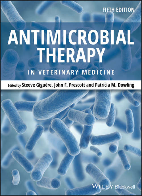 Book cover of Antimicrobial Therapy in Veterinary Medicine