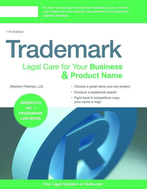 Book cover of Trademark: Legal Care for Your Business & Product Name