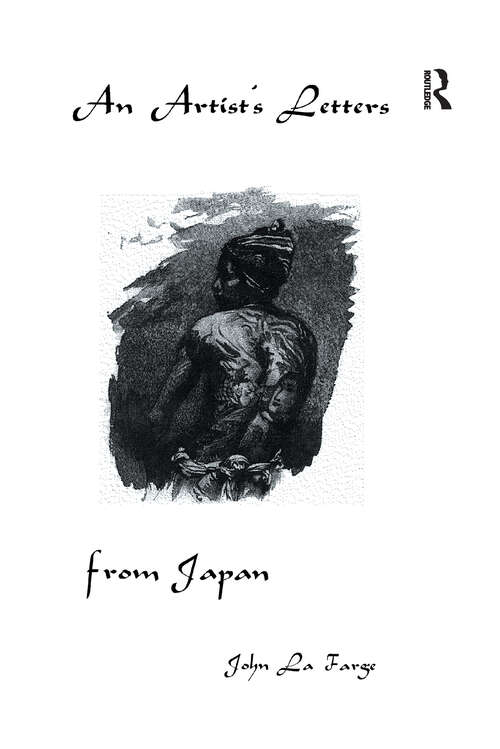 Book cover of Artists Letters From Japan