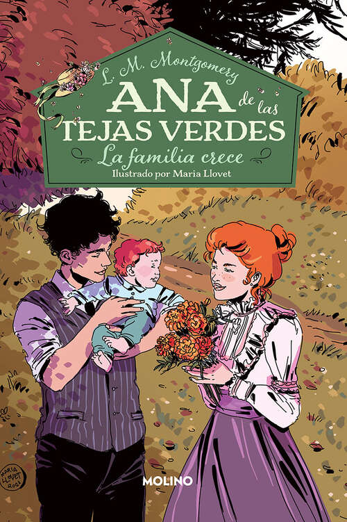 Book cover of Ana de las tejas verdes 10 - La familia crece (Ana de las tejas verdes: Volumen 10)