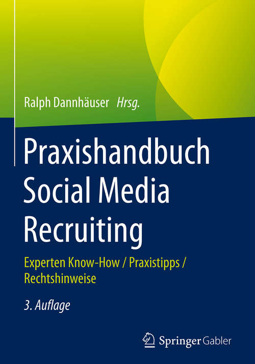 Book cover of Praxishandbuch Social Media Recruiting