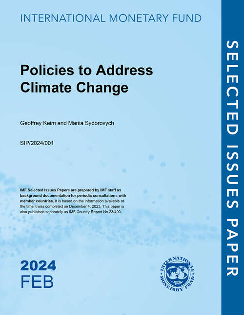 Book cover of Policies to Address Climate Change: Ukraine (Selected Issues Papers)