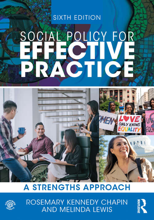 Book cover of Social Policy for Effective Practice: A Strengths Approach (6)