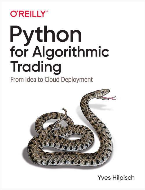 Book cover of Python for Algorithmic Trading