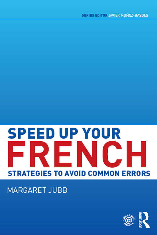 Book cover of Speed up your French: Strategies to Avoid Common Errors (Speed Up Your Language Skills Ser.)