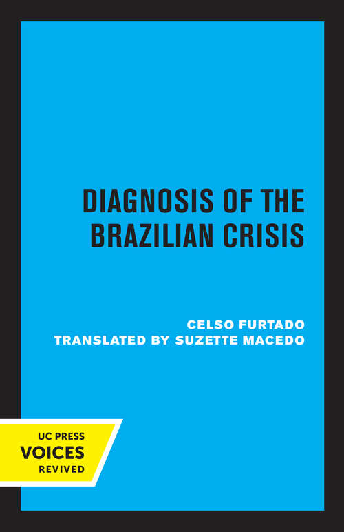 Book cover of Diagnosis of the Brazilian Crisis