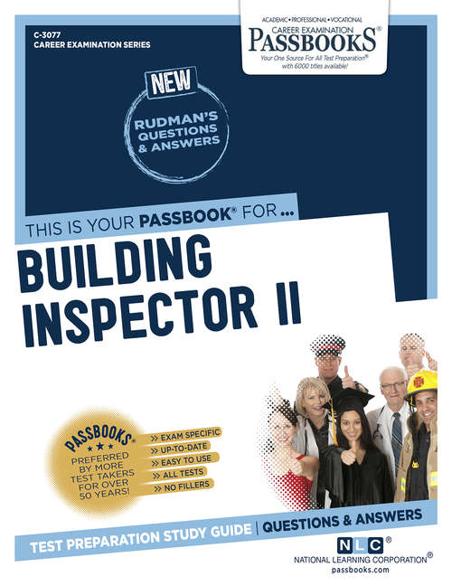 Book cover of Building Inspector II: Passbooks Study Guide (Career Examination Series)