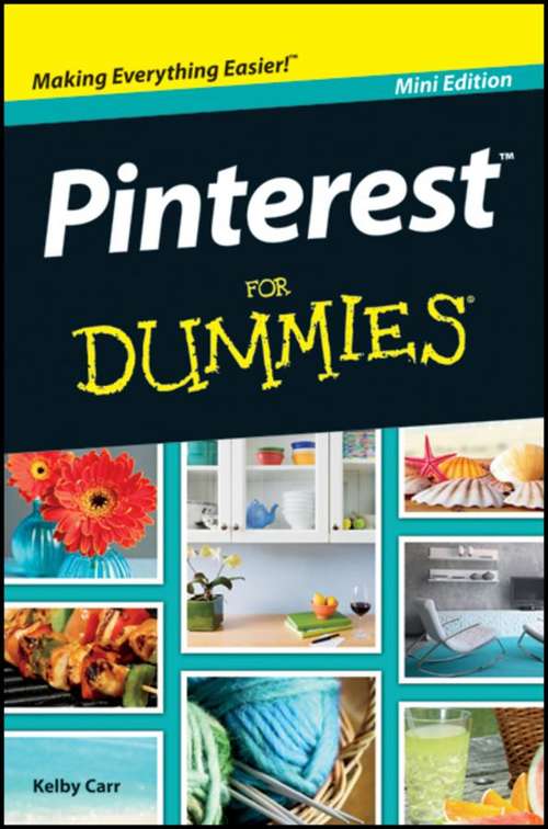 Book cover of Pinterest For Dummies