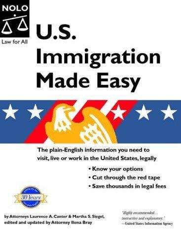 Book cover of U. S. Immigration Made Easy (11th edition)