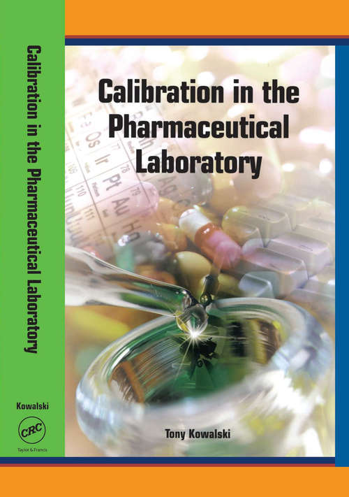 Book cover of Calibration in the Pharmaceutical Laboratory