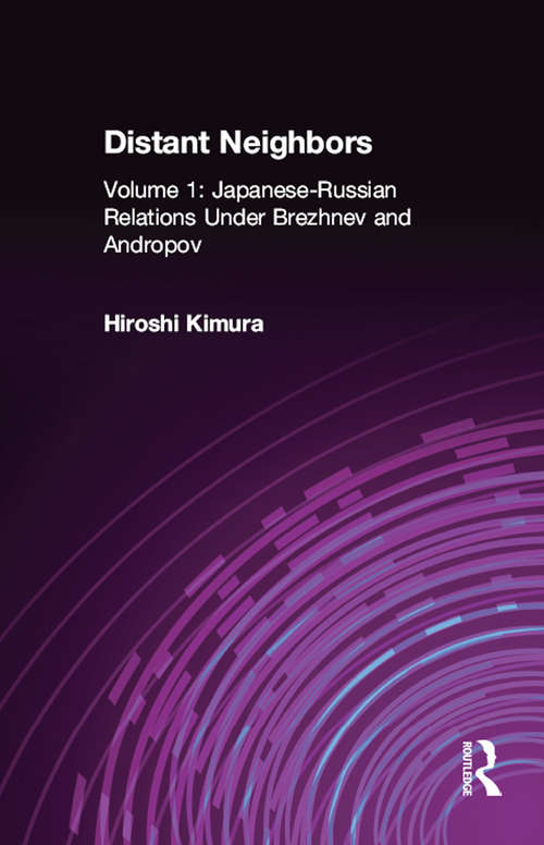 Book cover of Japanese-Russian Relations Under Brezhnev and Andropov
