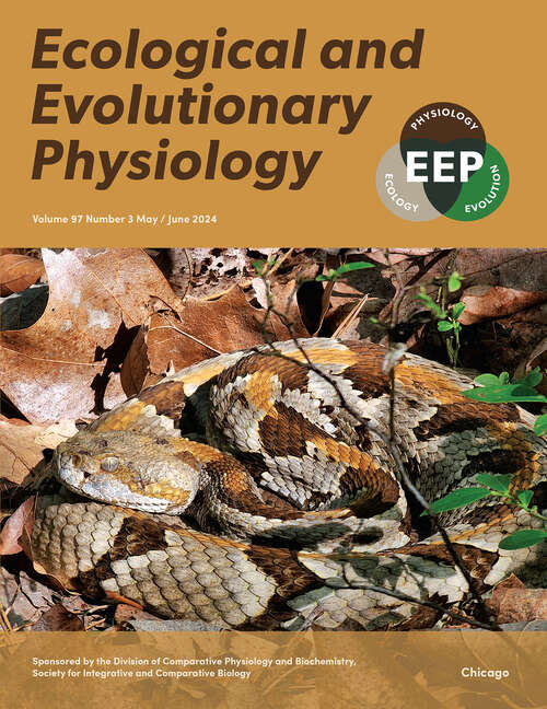 Book cover of Ecological and Evolutionary Physiology, volume 97 number 3 (May/June 2024)