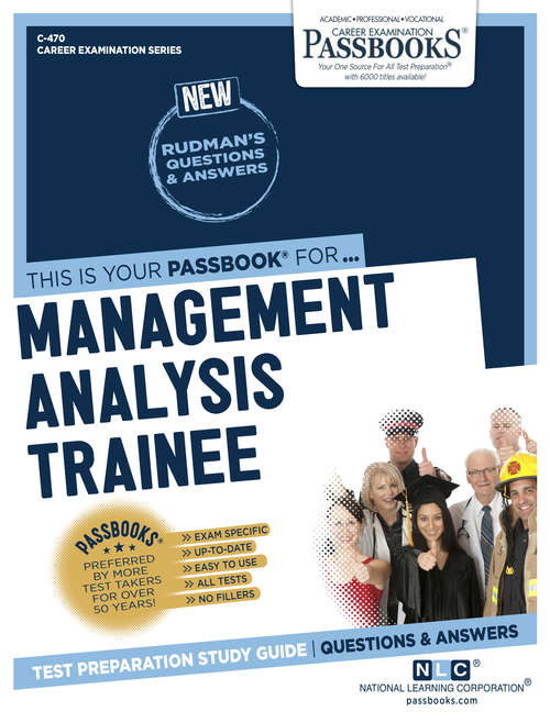 Book cover of Management Analysis Trainee: Passbooks Study Guide (Career Examination Series)