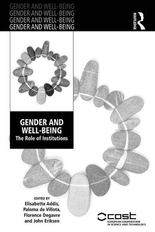 Book cover of Gender and Well-Being: The Role of Institutions (Gender and Well-Being)