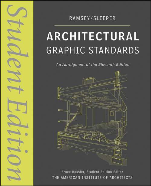 Book cover of Architectural Graphic Standards