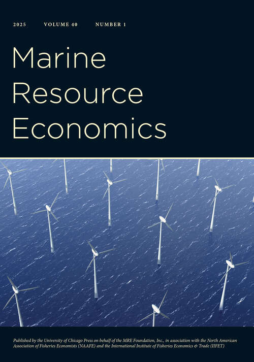 Book cover of Marine Resource Economics, volume 40 number 1 (January 2025)