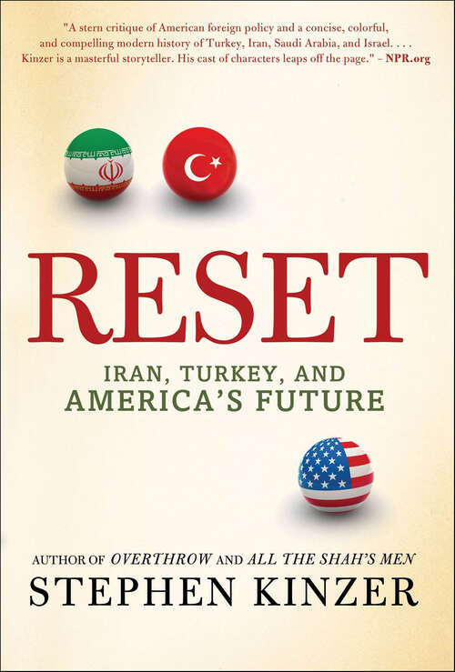 Book cover of Reset: Iran, Turkey, and America's Future