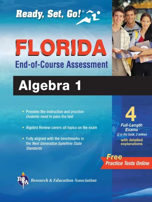 Book cover of Florida Algebra I EOC with Online Practice Tests (Florida Fcat And End-of-course Test Prep Ser.)