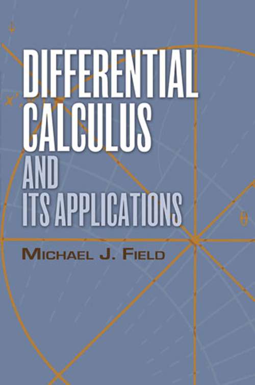 Book cover of Differential Calculus and Its Applications (Dover Books on Mathematics)