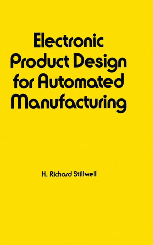 Book cover of Electronic Product Design for Automated Manufacturing