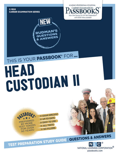 Book cover of Head Custodian II: Passbooks Study Guide (Career Examination Series)