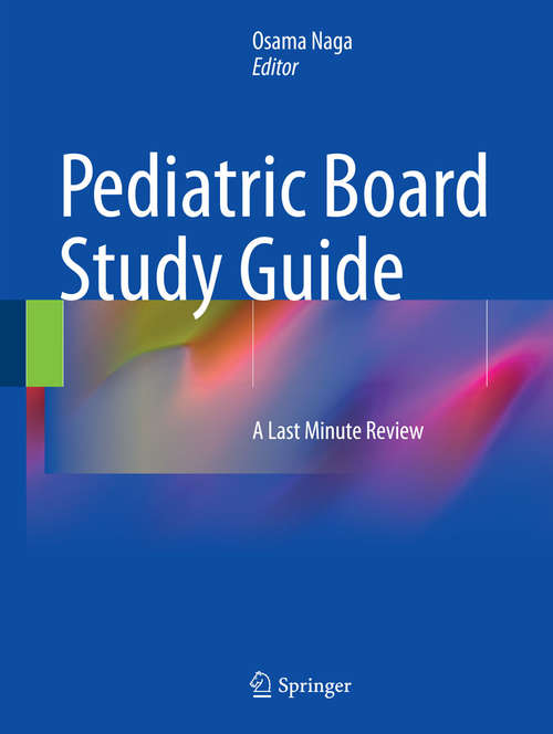 Book cover of Pediatric Board Study Guide