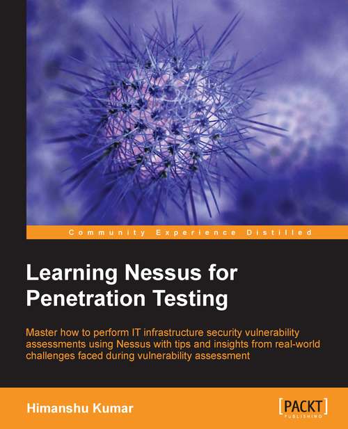 Book cover of Learning Nessus for Penetration Testing