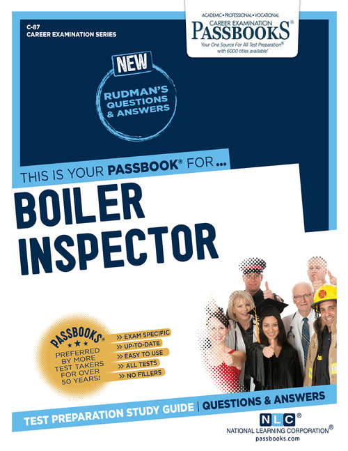 Book cover of Boiler Inspector: Passbooks Study Guide (Career Examination Series: C-87)