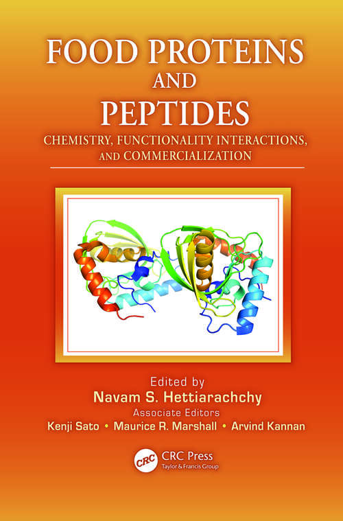 Book cover of Food Proteins and Peptides: Chemistry, Functionality, Interactions, and Commercialization