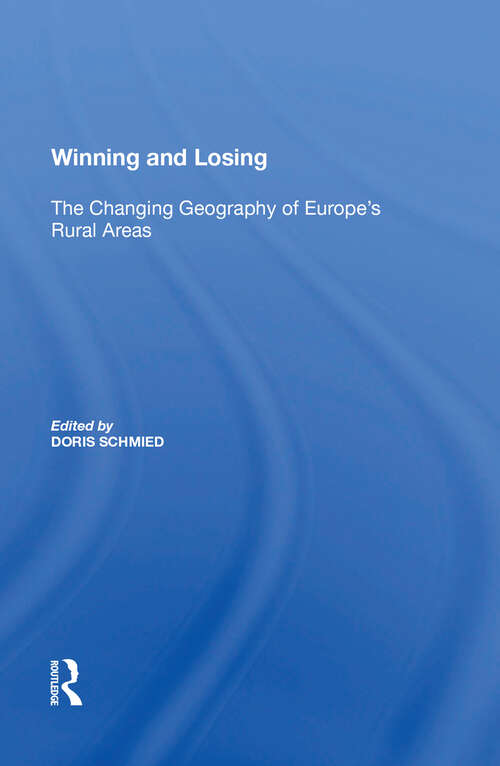 Book cover of Winning and Losing: The Changing Geography of Europe's Rural Areas