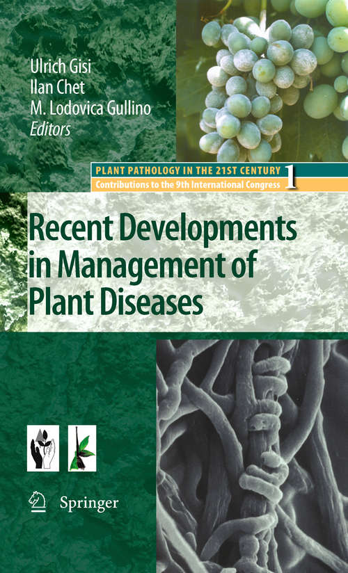 Book cover of Recent Developments in Management of Plant Diseases