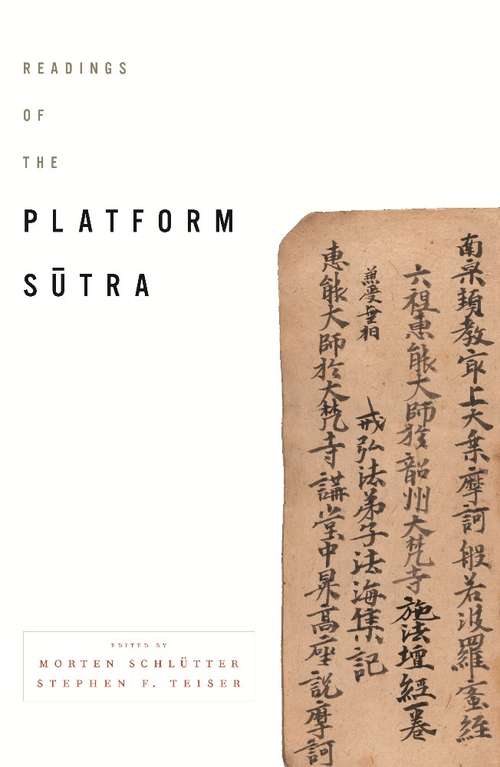 Book cover of Readings of the Platform Sutra (Columbia Readings of Buddhist Literature)